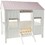 ACME Spring Cottage Full Bed in White & Pink 37695F
