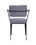 ACME Cargo Chair, Gray Fabric & Gunmetal 37898