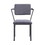 ACME Cargo Chair, Gray Fabric & Gunmetal 37898