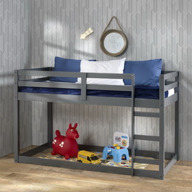 Acme Gaston Loft Bed, Gray 38180