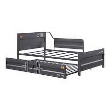Acme Cargo Daybed & Trundle (Twin Size), Gunmetal (1Set/1CTN) 39885