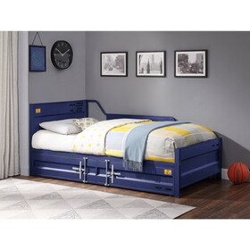 ACME Cargo Daybed & Trundle (Twin Size), Blue (1Set/1CTN) 39890