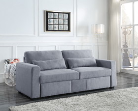 ACME Rogyne Storage Sofa, Gray Linen 51895