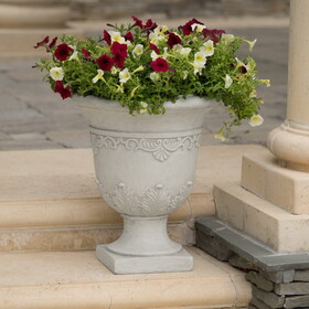 Moroccan Urn, Antique White 52168-00WHI