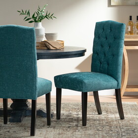 HARRIET KD TUFTED DINING CHAIRS MP2 (set of 2) 52322-00FGRN