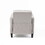 Grey Linen Push Back Chair for Elegant Home D&#233;cor 52422.00FDGRY