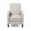 Grey Linen Push Back Chair for Elegant Home D&#233;cor 52422.00FDGRY