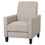 Recliner Push Back Chair for Elegant Home D&#233;cor Beige 52422-00FWET