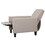 Recliner Push Back Chair for Elegant Home D&#233;cor Beige 52422-00FWET