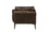 ACME Porchester Chair in Distress Chocolate Top Grain Leather 52482
