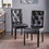 Angelo Tufted Dining-Buttons 52600-00BLK