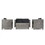Puerta 4Pc Set 52978.00BLK