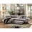 ACME Jemima Sectional Sofa w/Sleeper in Gray Fabric 52990