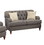 ACME Alianza Loveseat w/2 Pillows in Dark Gray Fabric 53691