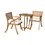 HERMOSA KD WOOD DINING SET with Cushions 54555-00TEA-57522-00