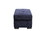 ACME Nekoda Storage Sleeper Sectional Sofa and Ottoman, Navy Blue Fabric 55520