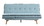 ACME Savilla Adjustable Sofa, Blue Linen & Oak Finish 57162