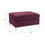 ACME Jaszira Ottoman, Burgundy Velvet 57335