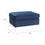 ACME Jaszira Ottoman, Blue Velvet 57345