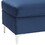 ACME Jaszira Ottoman, Blue Velvet 57345