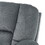 Luxurious Manual Recliner Chair in Silver with Skin-Friendly Fabric and Dual Cup Holders 57578.00STL