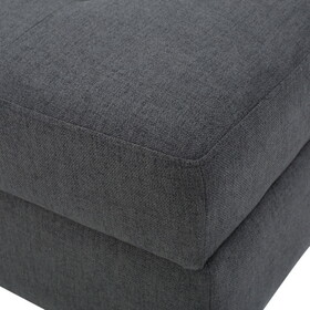 Storage Ottoman, Dark Gray P-57608-00DBL