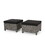 Puerta Ottoman, Black+ Gray 57622-00MBKMP2