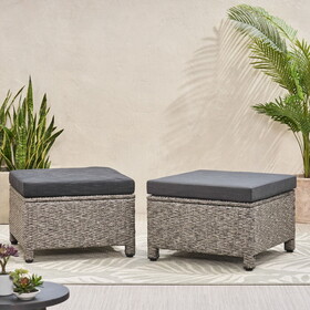 Puerta Ottoman, Black+ Gray 57622-00MBKMP2