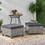 Puerta Ottoman, Black+ Gray 57622-00MBKMP2