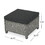 Puerta Ottoman, Black+ Gray 57622-00MBKMP2