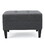 Ottoman, Dark Gray 57649-00DGY