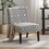 Accent Chair, Grey+Ivory 57764-00GGMT