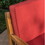 Grenada Love Seat + Coffee Table + Red Cushion