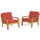 Grenada Club Chair 57977-00F-CUSH-REDSKIN