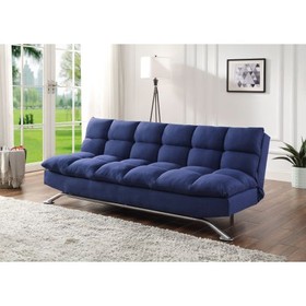 ACME Petokea Adjustable Sofa, Blue Fabric 58255