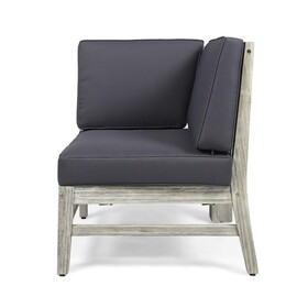 Perla Corner Chair, Grey