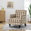 Harrison Tufted Club Chair 59082-00BRNCHK