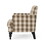 Harrison Tufted Club Chair 59082-00BRNCHK