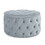 Ottoman, LIGHT GREY, Velvet