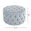 Ottoman, LIGHT GREY, Velvet