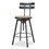 Metal Chair With Wooden Seat