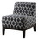 ACME Hinte Accent Chair in Dark Blue Chenille 59501