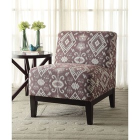 Acme Hinte Accent Chair in Pattern Fabric 59503