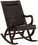 ACME Triton Rocking Chair in Espresso PU & Walnut 59535