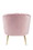 ACME Colla Accent Chair in Blush Pink Velvet & Gold 59814