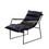 ACME Luberzo Accent Chair in Distress Espresso Top Grain Leather & Matt Iron Finish 59946