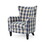 Armchair, White+Blue 59970-00BLUCHK
