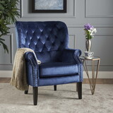 Club Chair, Blue 60128-00NVLTCBLT