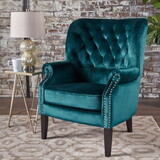 Club Chair, Teal 60128-00NVLTTEL