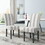 Dining Chair, Grey Stripe 60162-00GRYLNN